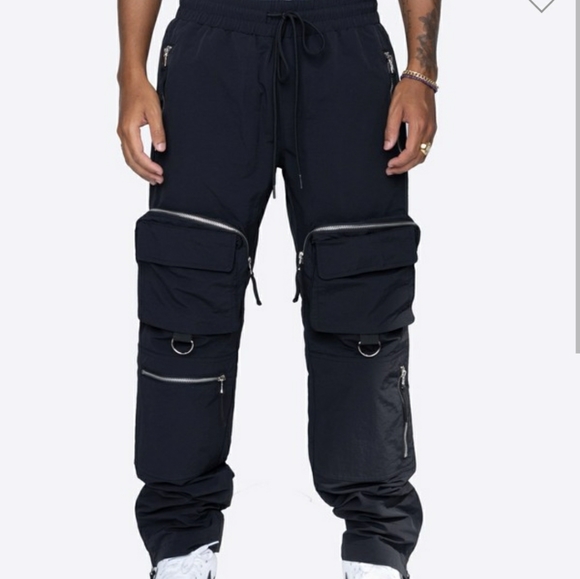 Black C4 Cargo Pants - Picture 1 of 3